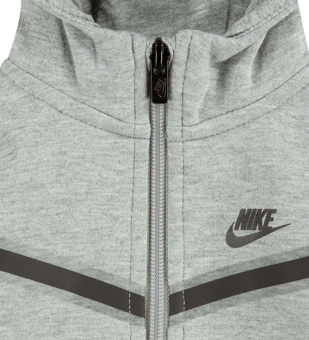Nike Trningsst - Cardigan/Bukser - Tech - Dark Grey Heather