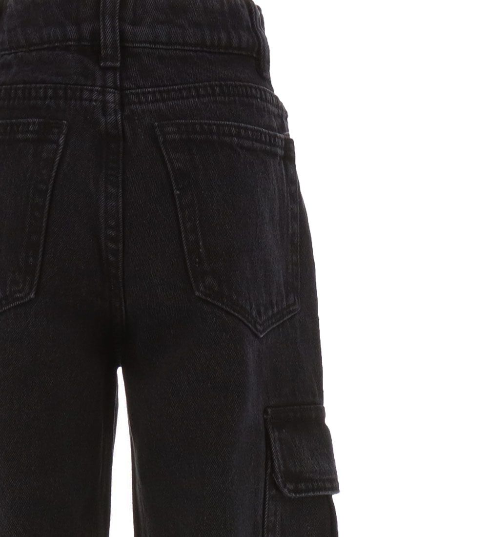 Grunt Jeans - Cargo Wide Leg - Sort