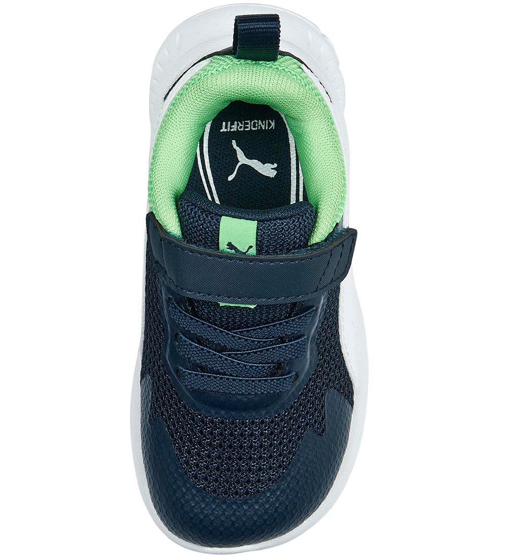 Puma Sneakers - Evolve Run Mesh AS Inf - Dark Night/White/Green