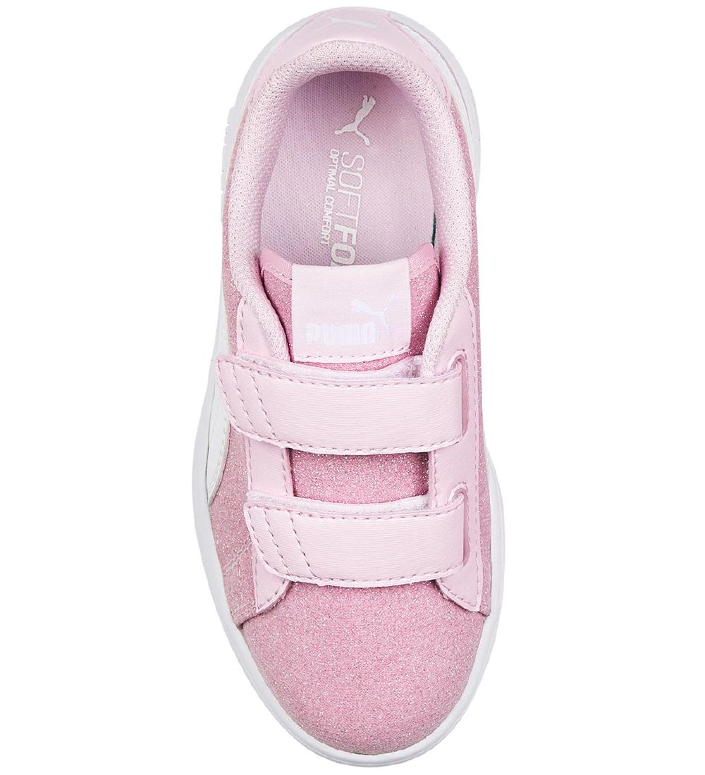 Puma Sneakers - Smash v2 Glitz GlamV PS - Pearl Pink-Puma White