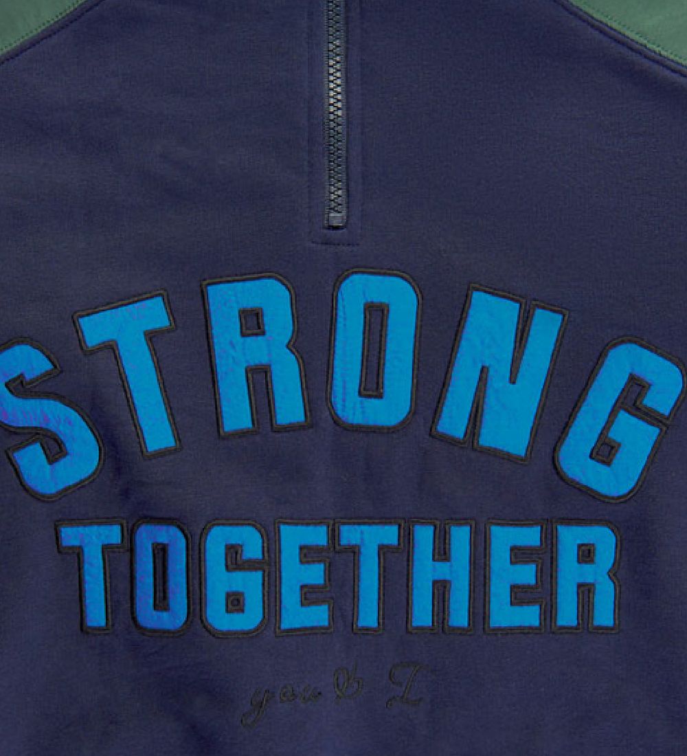 The New Sweatshirt - Half-Zip - TnFully - Navy Blazer