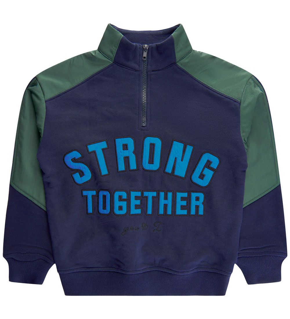 The New Sweatshirt - Half-Zip - TnFully - Navy Blazer