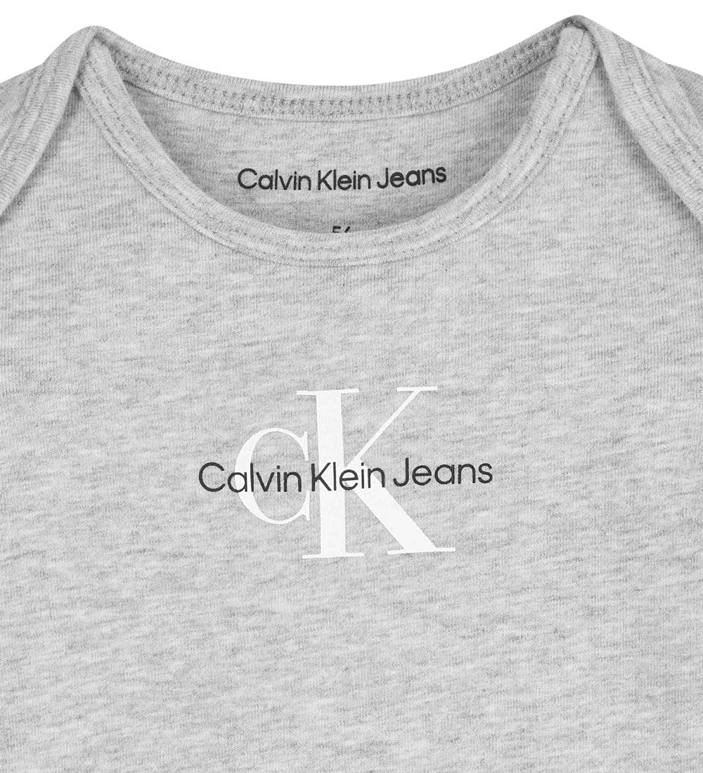 Calvin Klein Body k/ - Monogram - Light Grey Heather