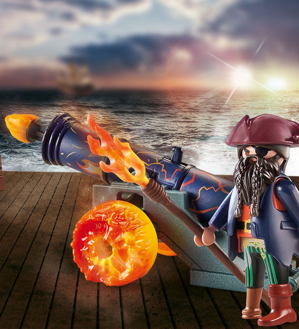 Playmobil Pirates - Pirat med kanon - 71189 - 19 Dele