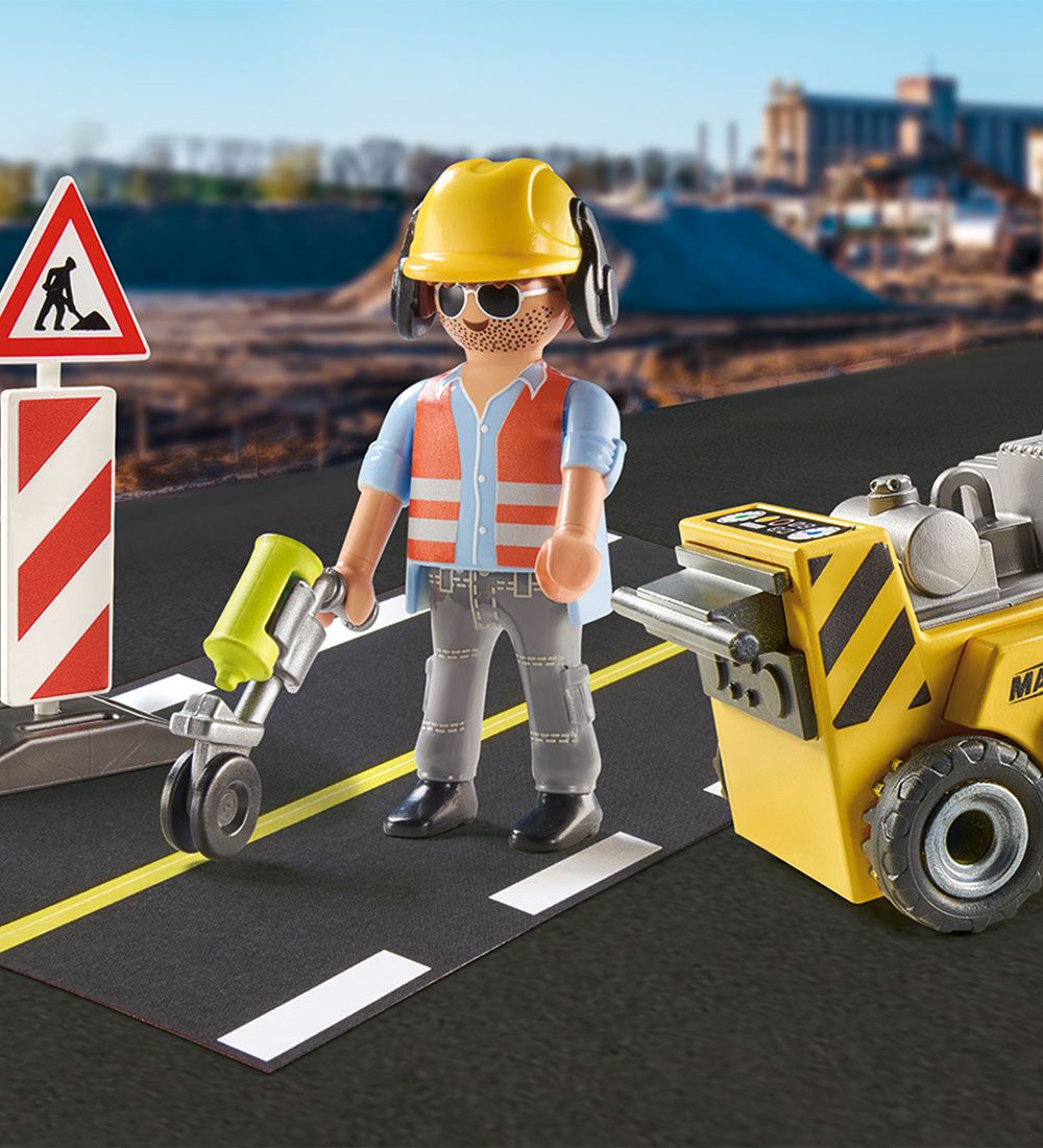 Playmobil City Action - Byggearbejder med kantfræser - 71185 - 1