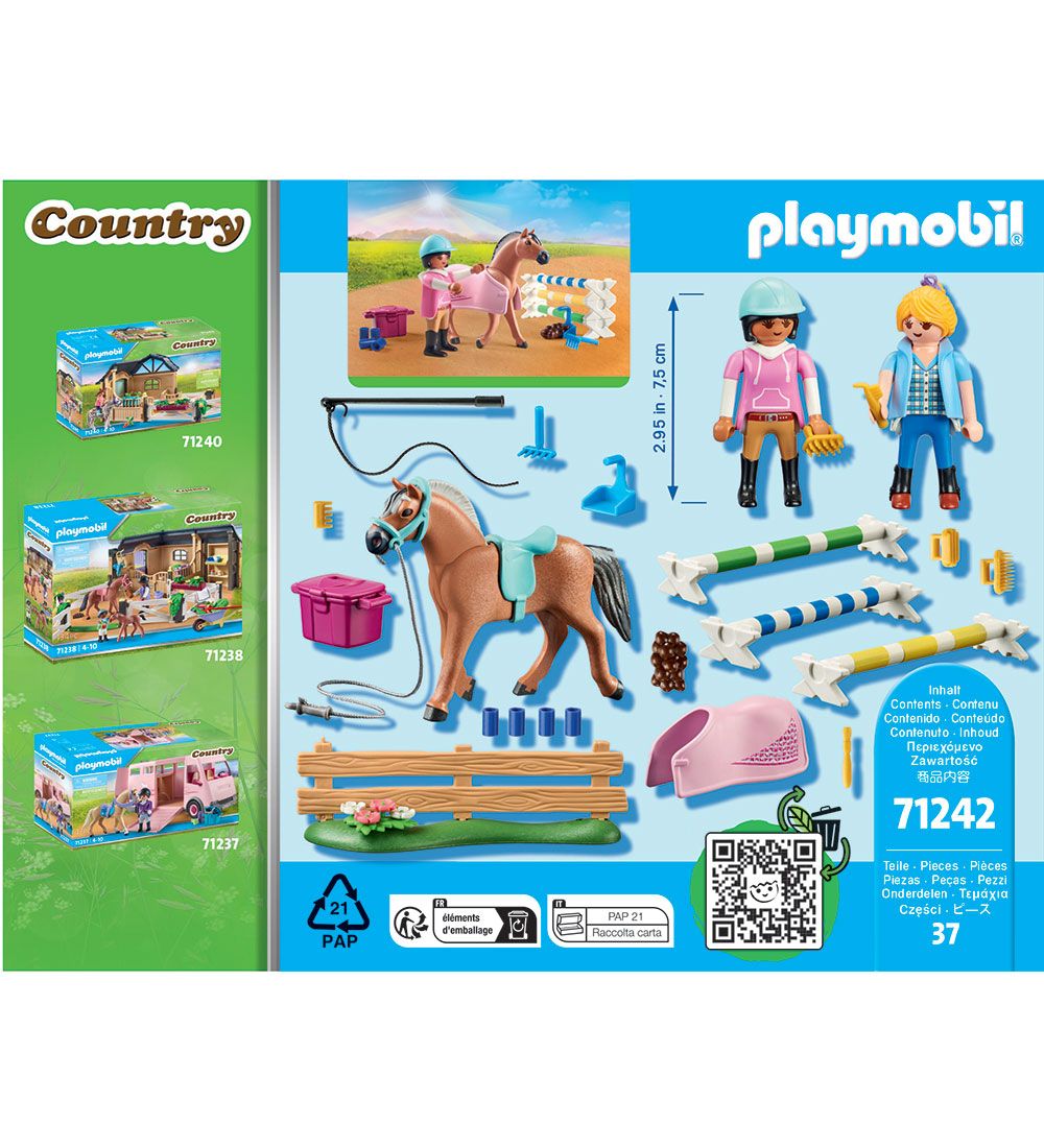Playmobil Country - Rideundervisning - 71242 - 37 Dele
