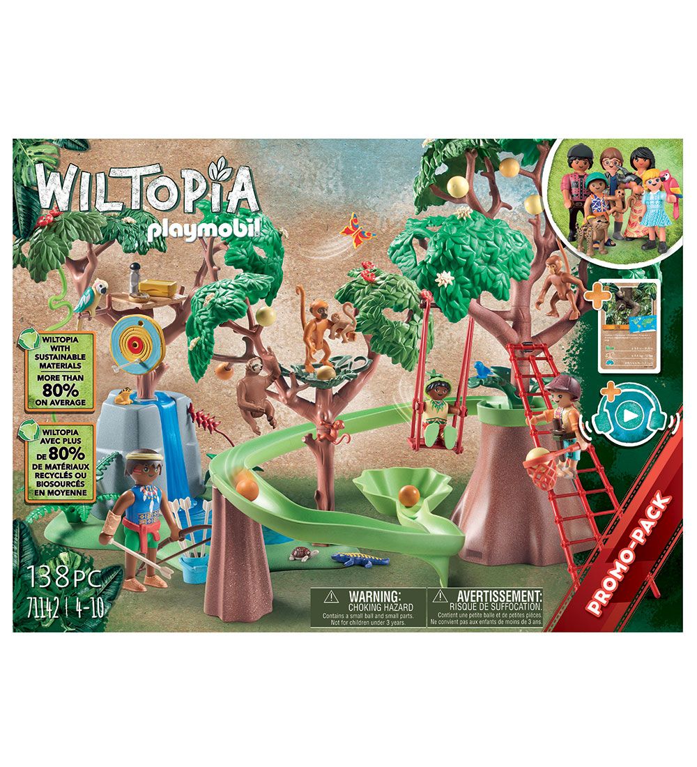Playmobil Wiltopia - Tropisk Junglelegeplads - 71142 - 138 Dele