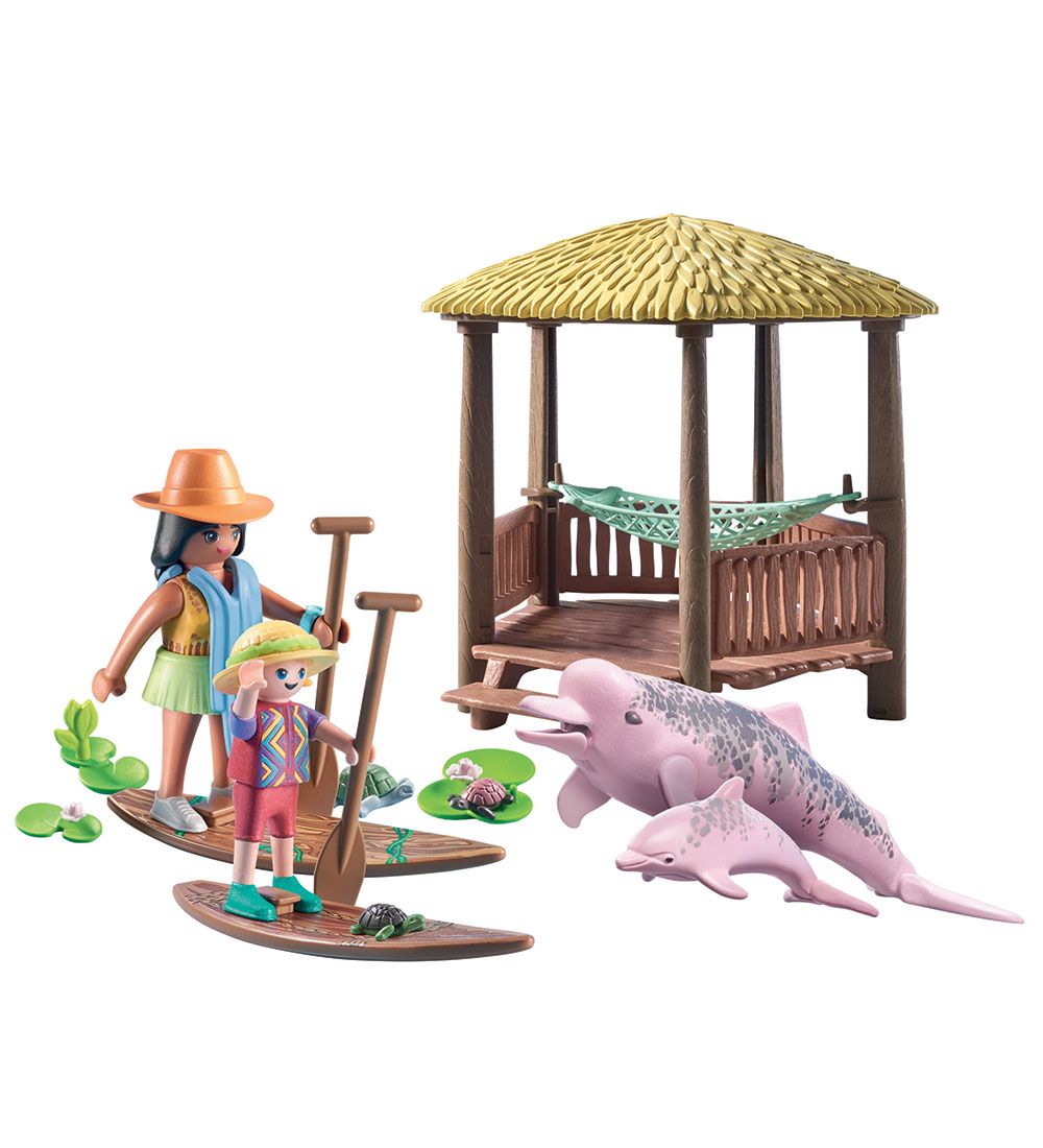 Playmobil Wiltopia - Padletur Med Floddelfinerne - 71143 - 44 De