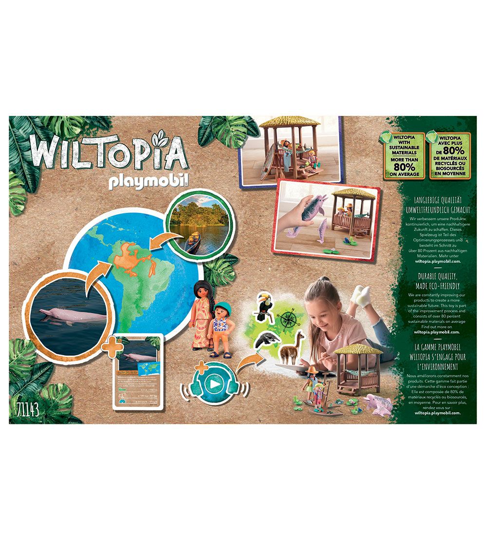Playmobil Wiltopia - Padletur Med Floddelfinerne - 71143 - 44 De
