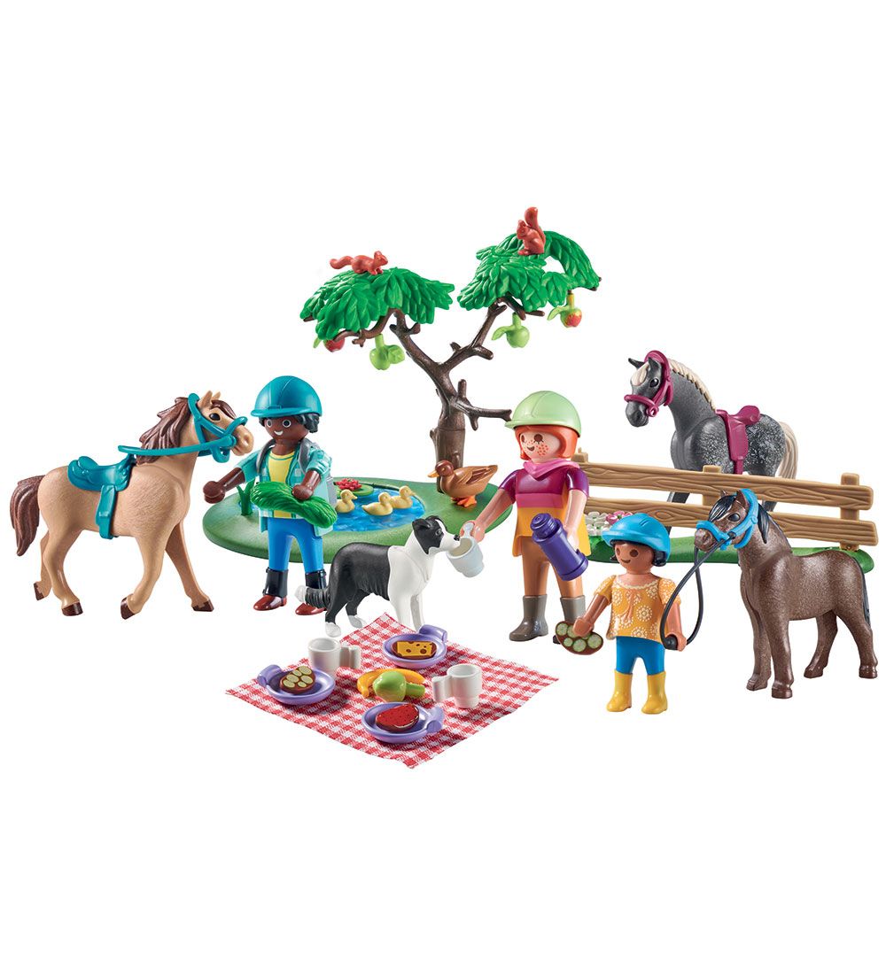 Playmobil Country - Picnic Med Heste - 71239 - 67 Dele