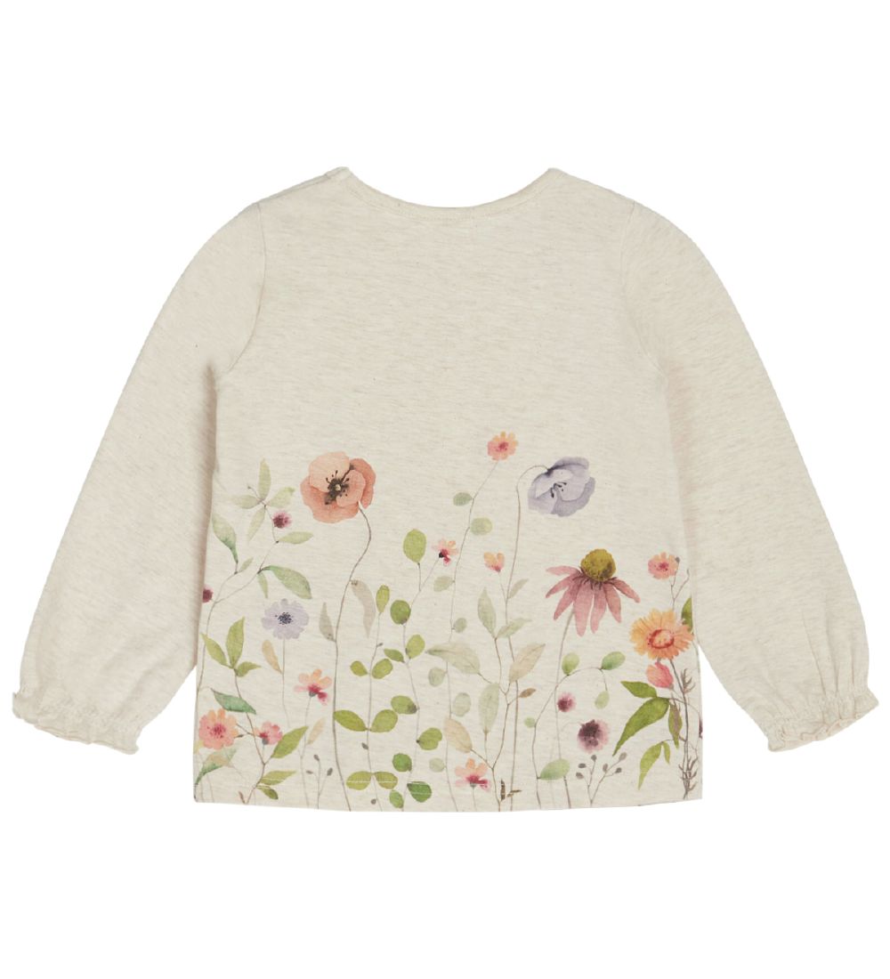 Hust and Claire Bluse - Ammy - Whisper Melange m. Print