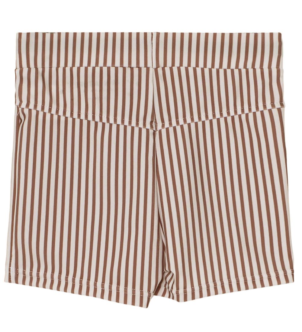 Mini A Ture Badebukser - Gerryan - Acorn Brown Stripes