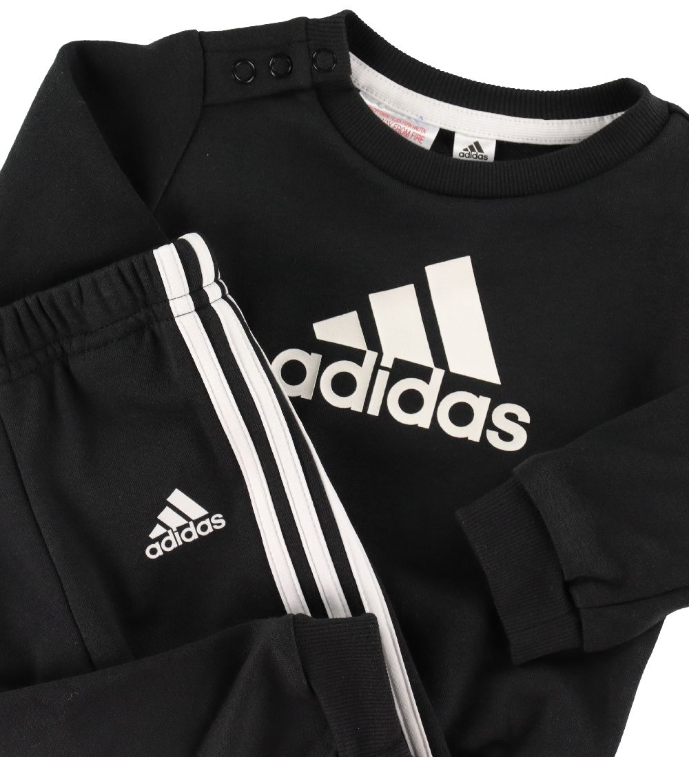 adidas Performance Sweatsæt - I BOS Jog FT - Sort/Hvid