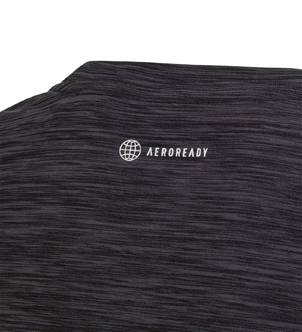adidas Performance T-Shirt - B TI Heather TEE - Grå
