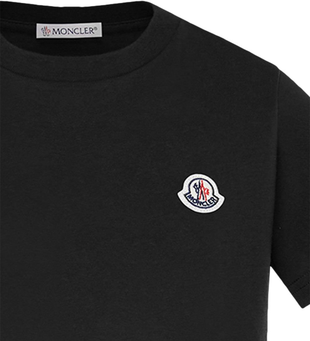 Moncler T-shirt - Sort