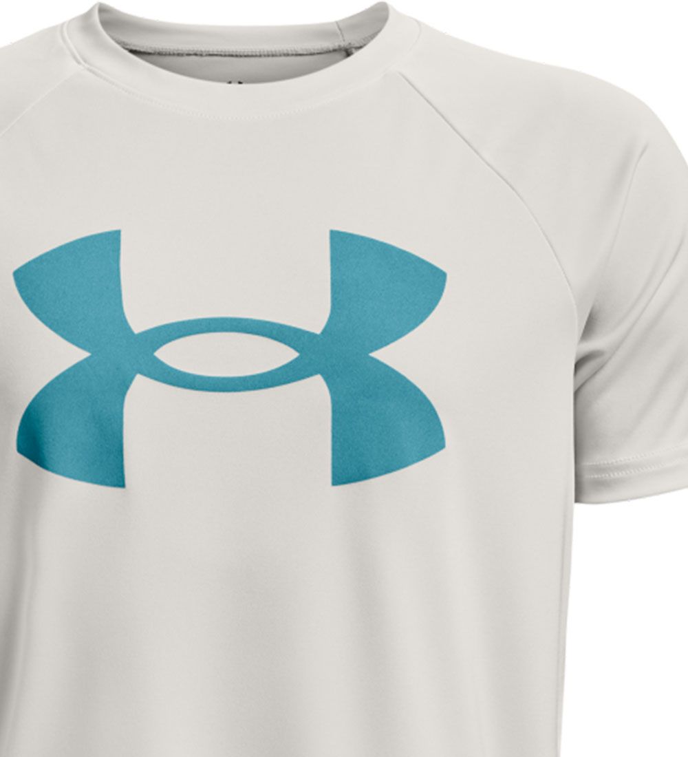 Under Armour T-shirt - Tech Big Logo - Gray Mist