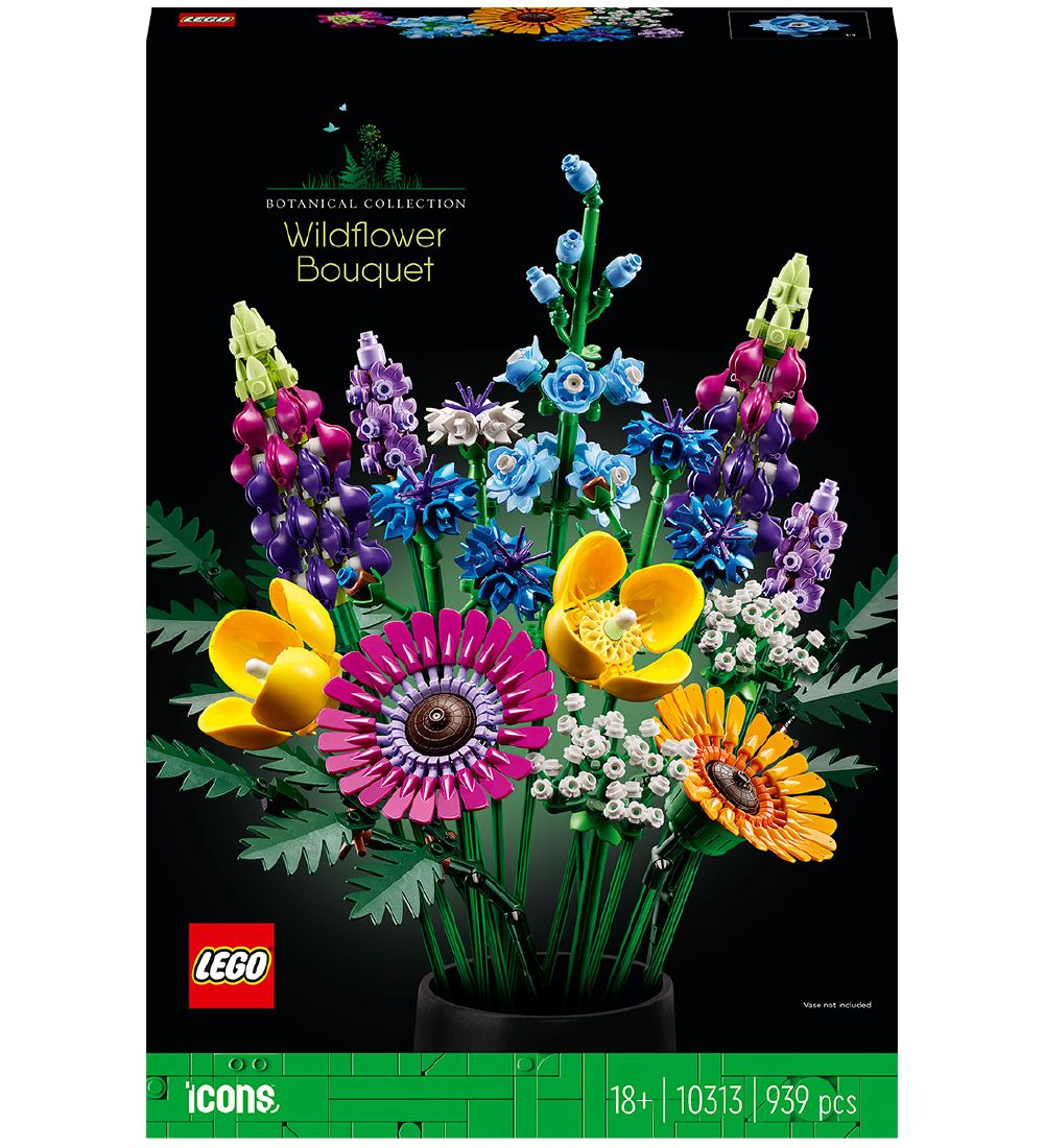 LEGO® Icons - Buket af Vilde Blomster 10313 - 939 Dele