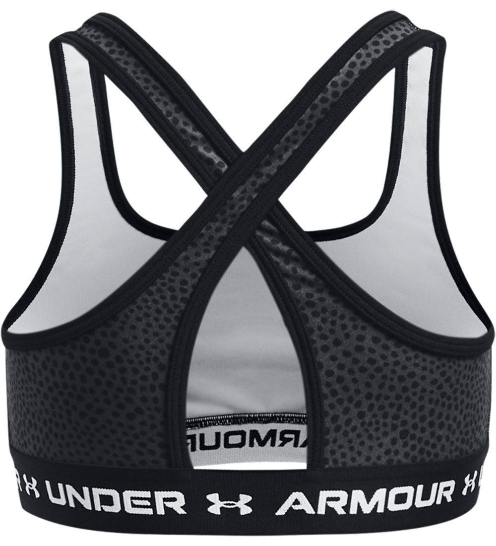 Under Armour Top - G Crossback Mid Printed - Sort