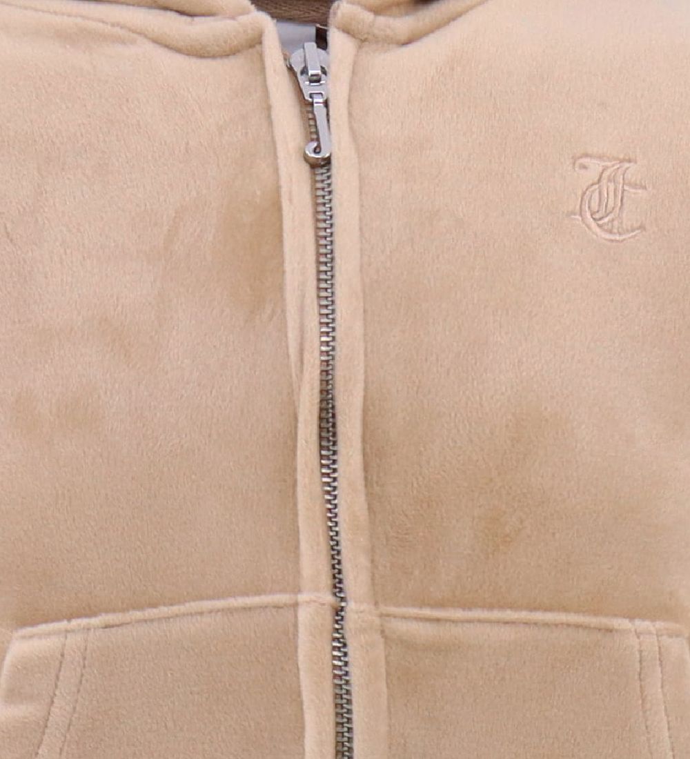 Juicy Couture Cardigan - Velour - Warm Taupe