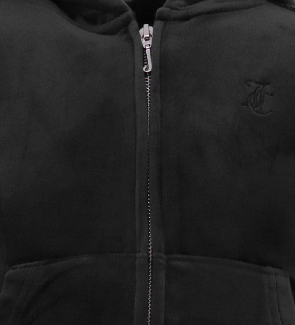 Juicy Couture Cardigan - Velour - Jet Black