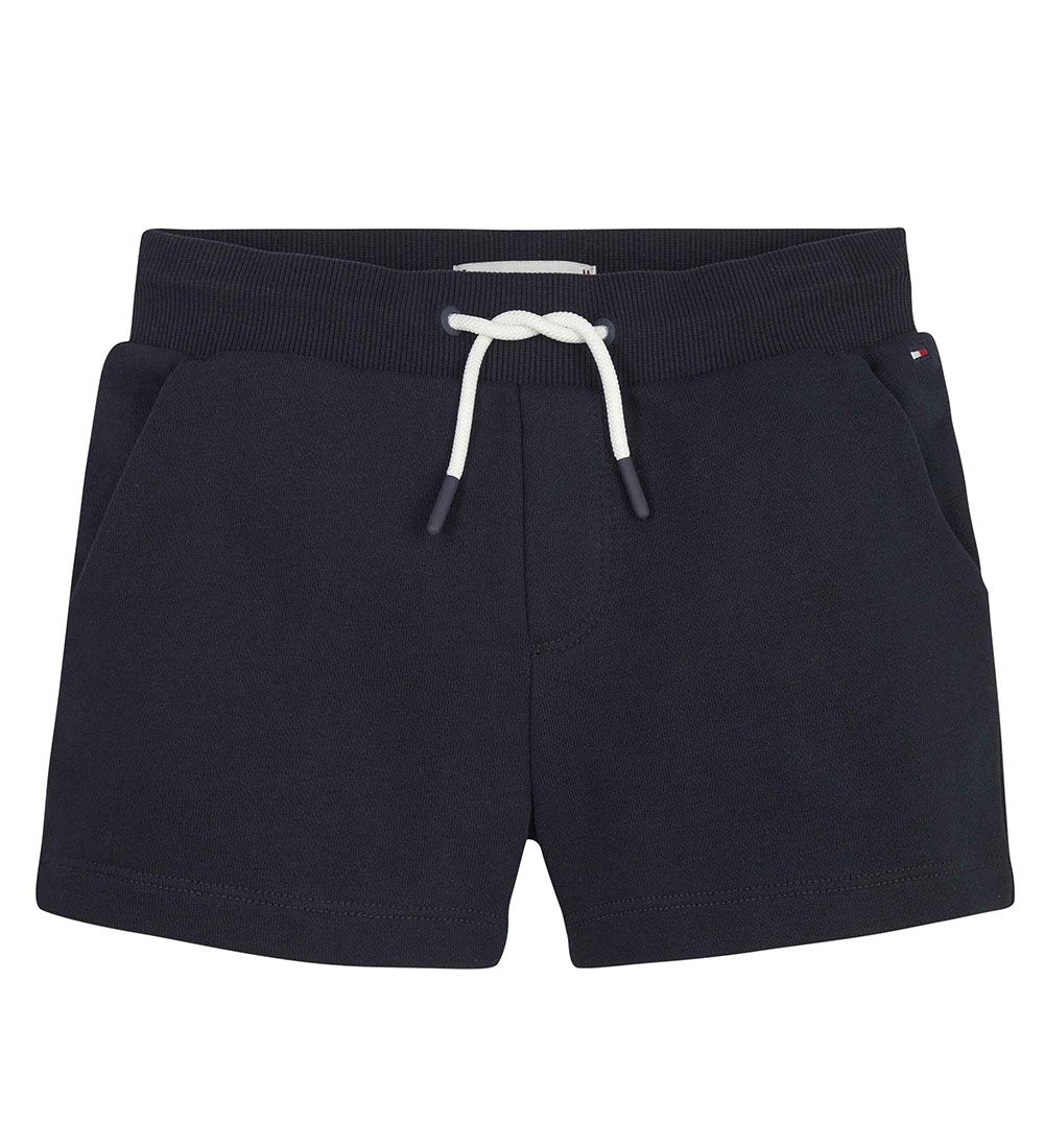Tommy Hilfiger Sæt - T-shirt/Shorts - Essential - Desert Sky