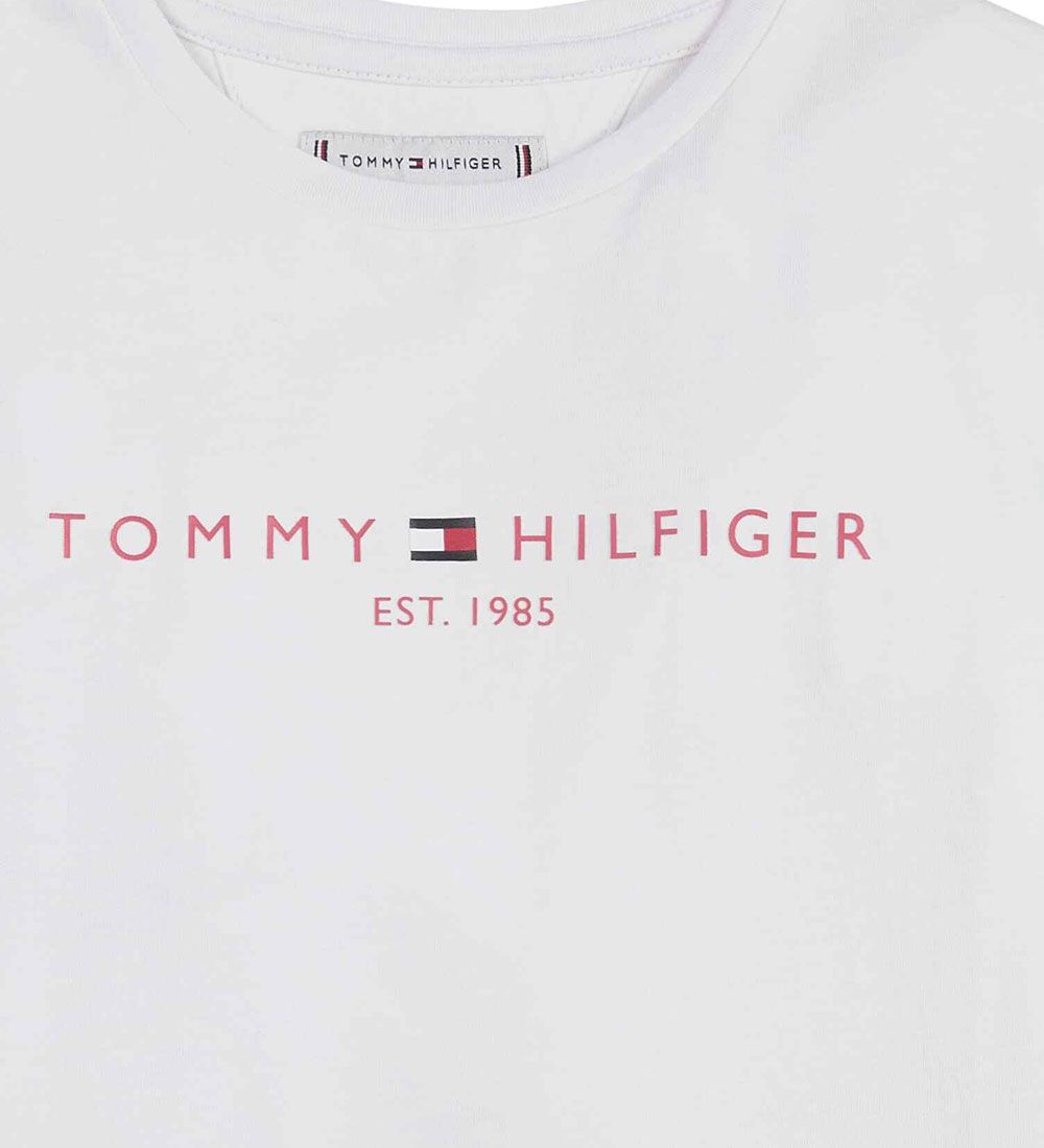 Tommy Hilfiger Sæt - T-shirt/Shorts - Essential - Desert Sky