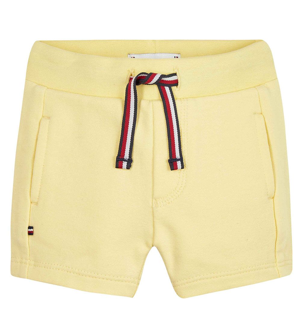 Tommy Hilfiger Sæt - T-shirt/Shorts - Essential Striped - Sunny