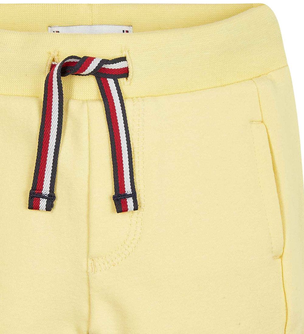 Tommy Hilfiger Sæt - T-shirt/Shorts - Essential Striped - Sunny