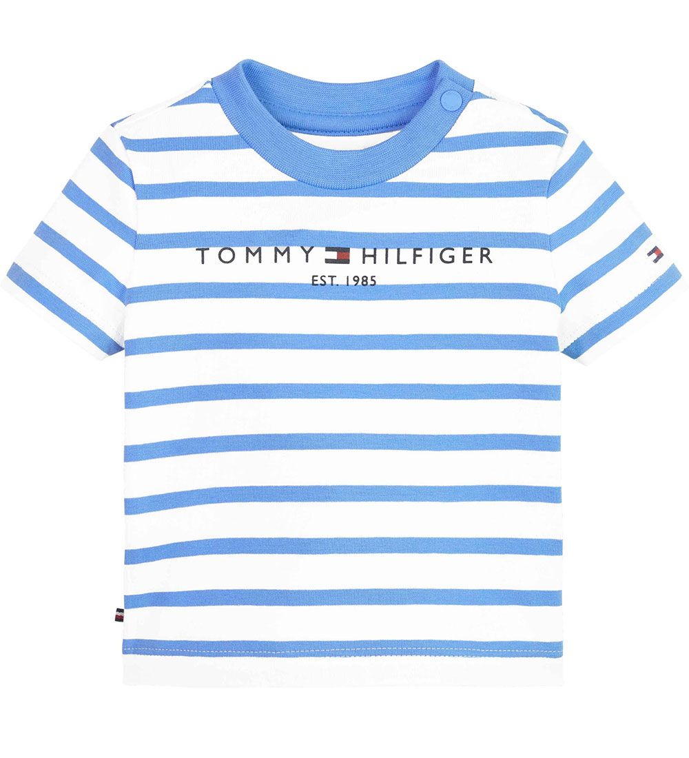 Tommy Hilfiger Sæt - T-shirt/Shorts - Essential Striped -  Skysa