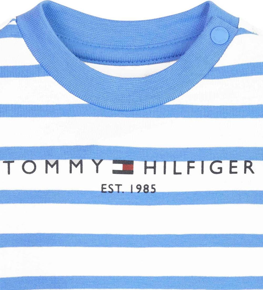 Tommy Hilfiger Sæt - T-shirt/Shorts - Essential Striped -  Skysa