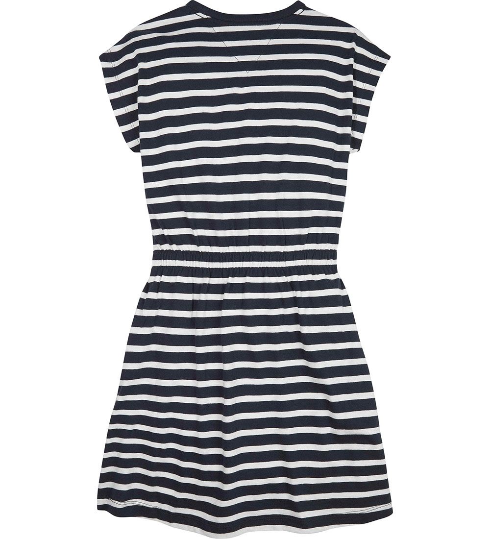 Tommy Hilfiger Kjole - Breton Stripe V-NK - Desert Sky Stripe