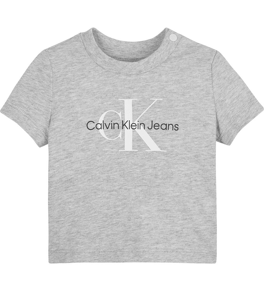 Calvin Klein T-shirt - Monogram - Light Grey Heather