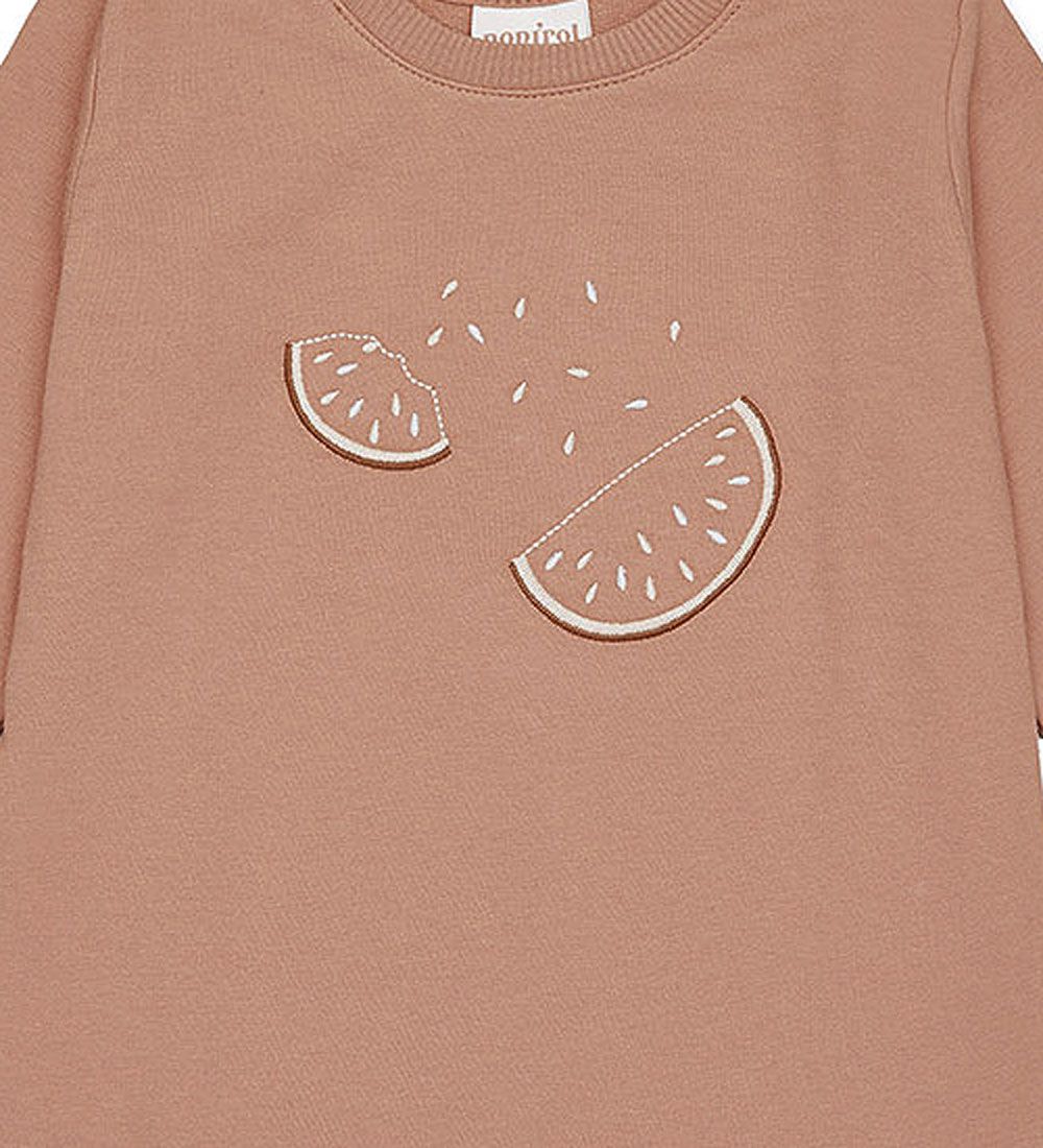 Popirol Bluse - Polilou - Nougat
