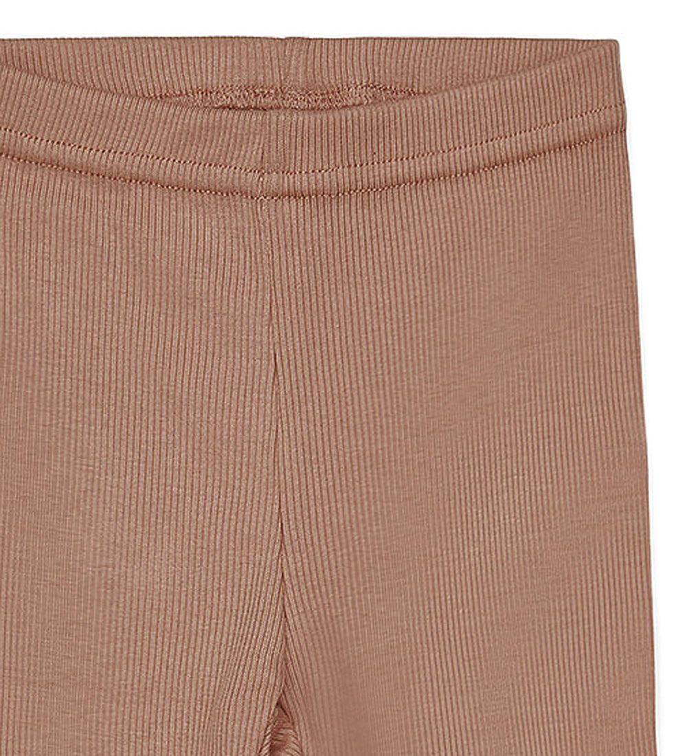 Popirol Leggings - Rib - Poesme - Nougat
