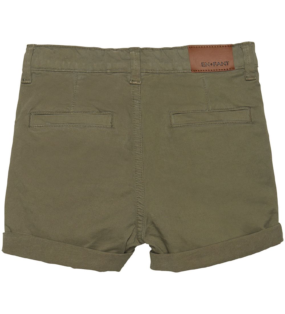 En Fant Shorts - Twill - Moss Green