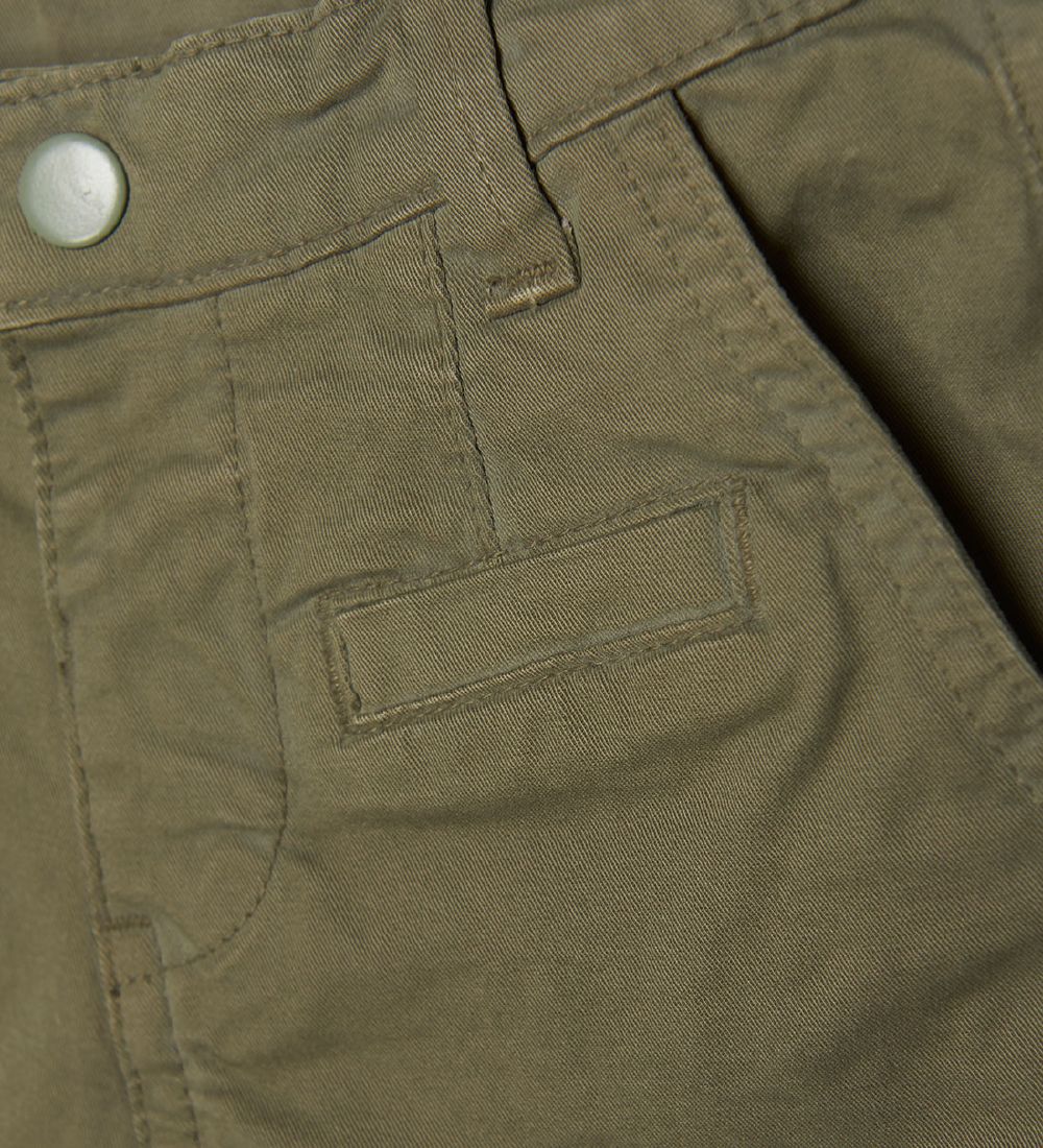 En Fant Shorts - Twill - Moss Green