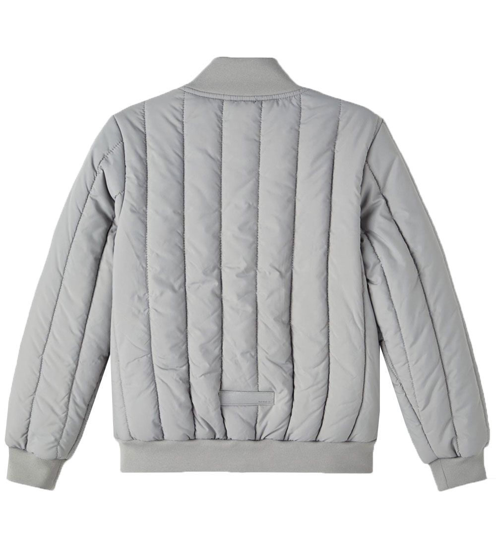 Name It Dynejakke - Quilt - NkmMars - Sharkskin