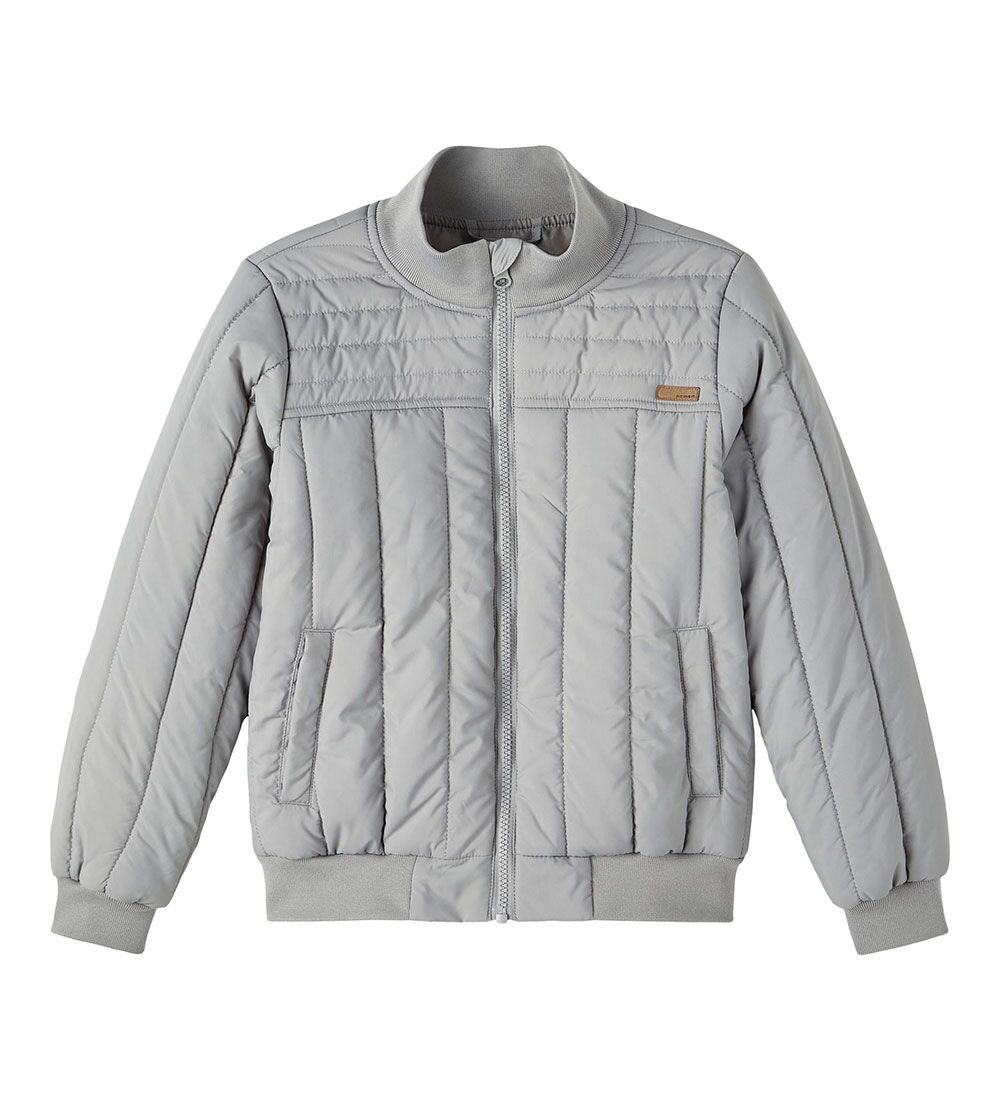 Name It Dynejakke - Quilt - NkmMars - Sharkskin