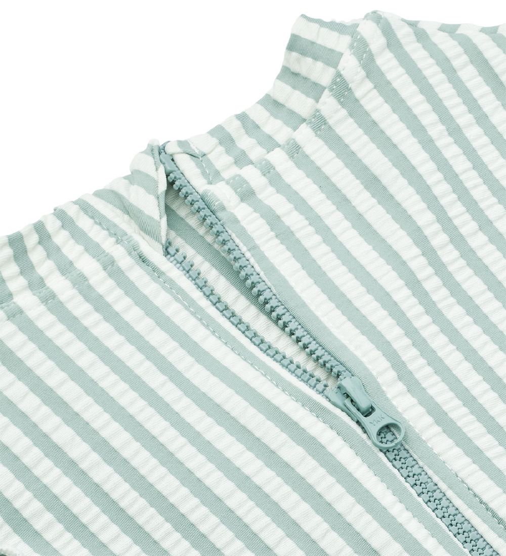 Liewood Badedragt - Sille - UV40+ - Sea Blue/White
