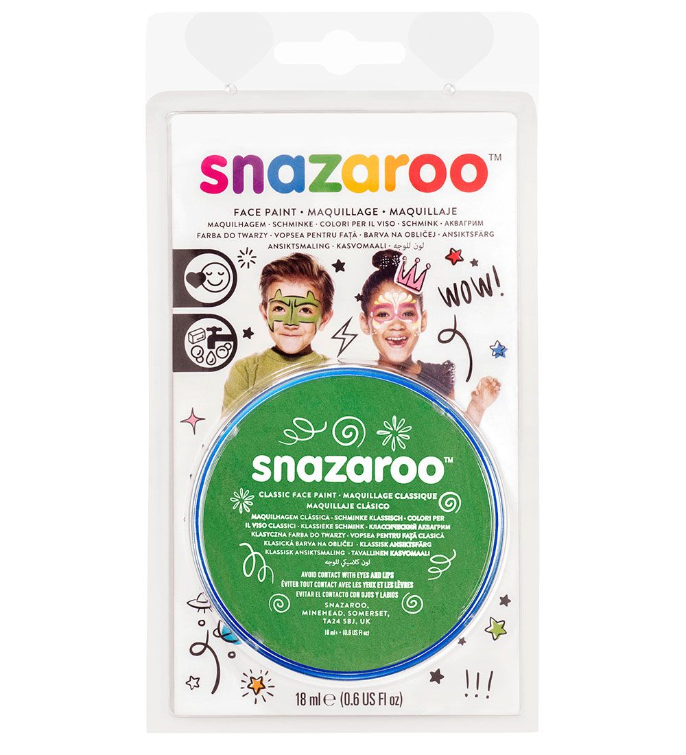 Snazaroo Ansigtsmaling - 18 ml - Grass Green