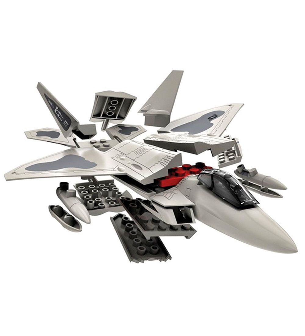 Airfix Sæt - QUICKBUILD - F-22 Raptor J6005 - 27 Dele