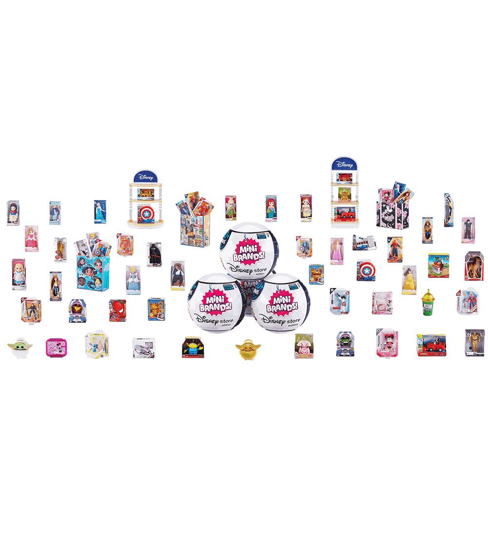 5 Surprise Kugle m. Overraskelse - Mini Brands - Disney