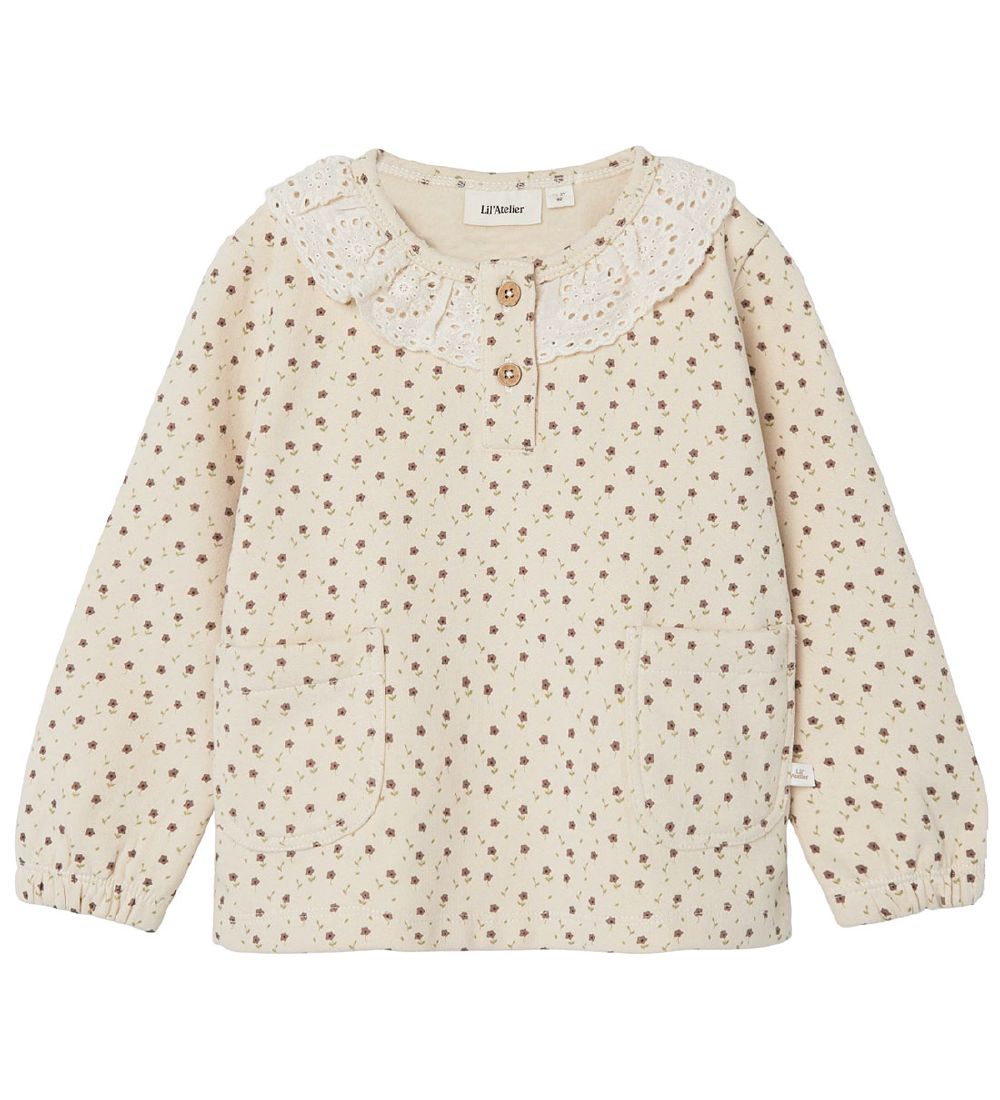 Lil' Atelier Sweatshirt - NmfSalina - Fog