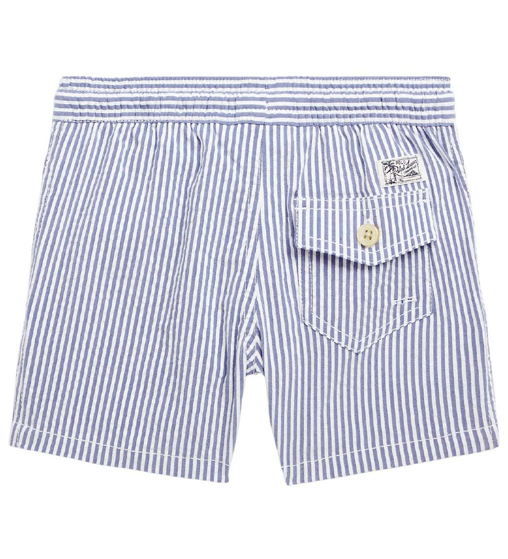 Polo Ralph Lauren Badeshorts - Classics II - Blå/Hvidstribet