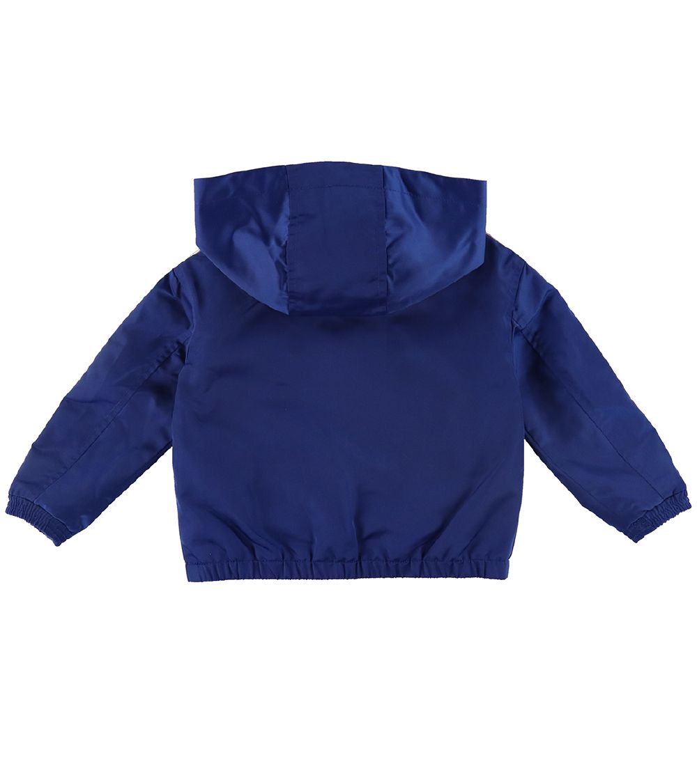 Emporio Armani Sommerjakke - Blå/Navy m. Logostribe