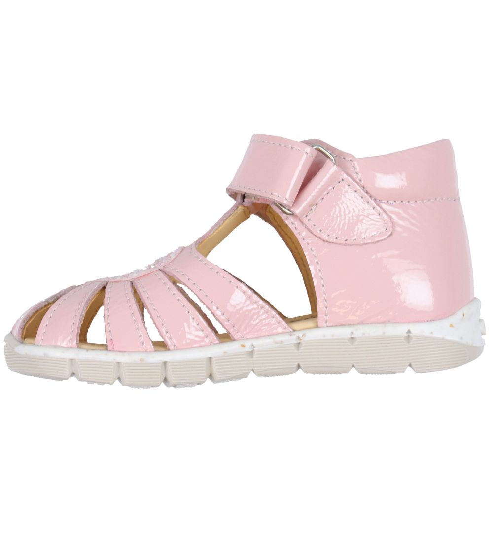 Angulus Begyndersandal - Rosa m. Glitter