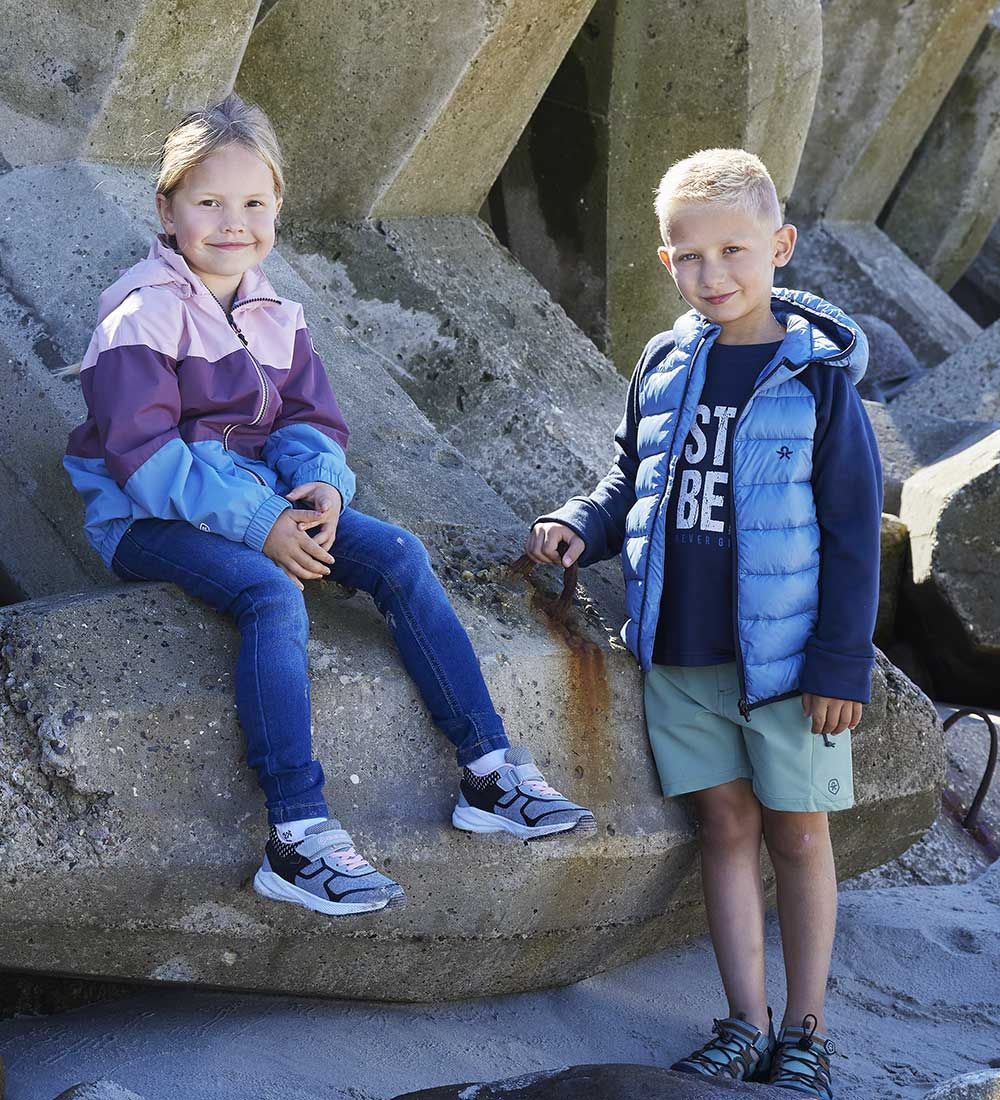 Color Kids Softshelljakke m. Fleece - Coronet Blue