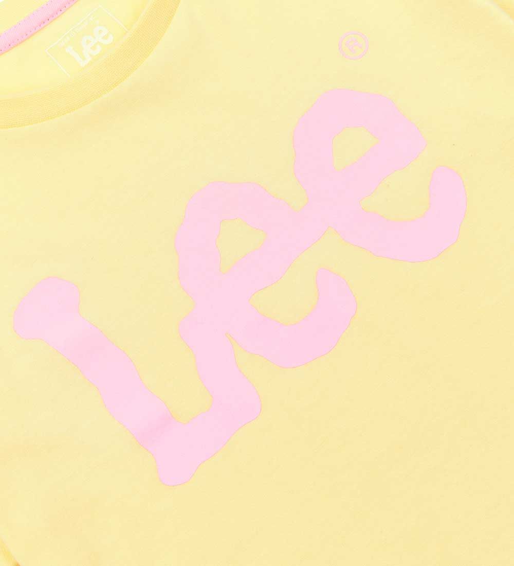 Lee T-shirt - Wobbly - Pale Banana