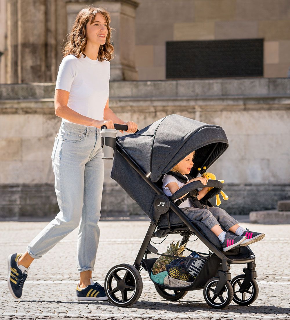 Britax Römer Klapvogn - B-Agile M - Elephant Grey/Black