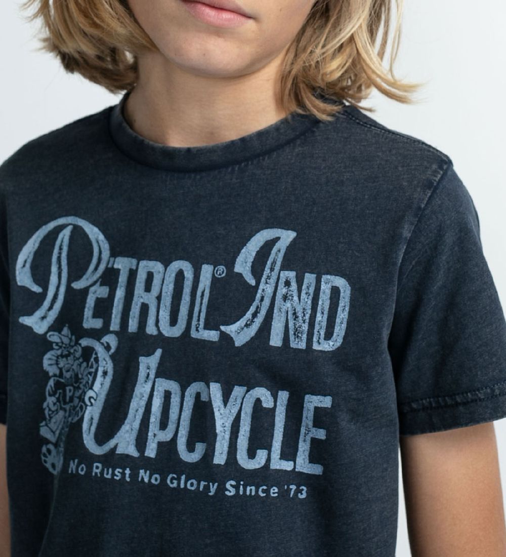 Petrol Industries T-shirt - Classic Print - Midnight Navy